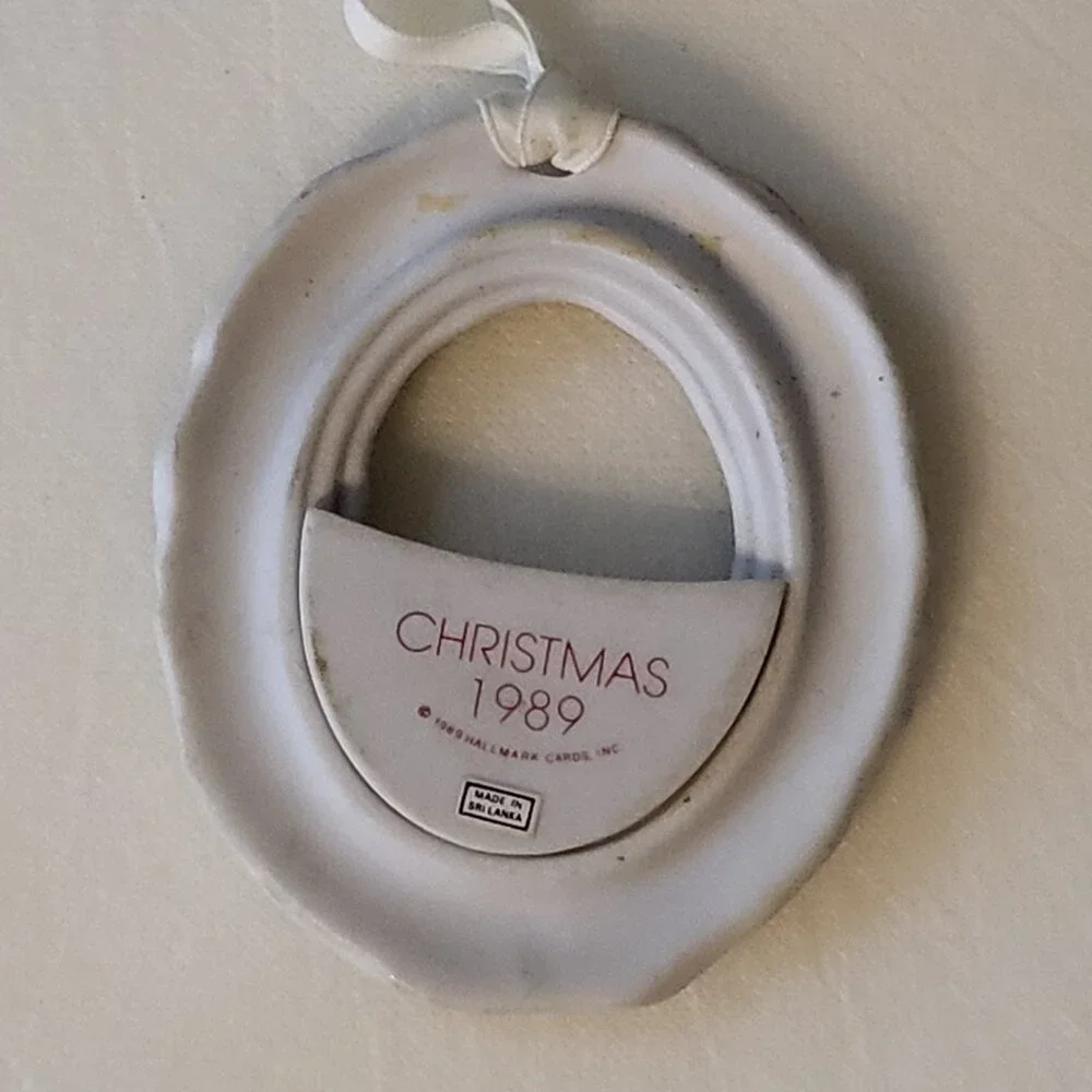 Vintage Hallmark Ornament 50 Years Together Photo Holder No Box 1989 Anniversary